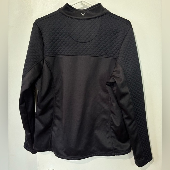 🎉4/30$🎉 Callaway Black Quilted Half-Zip Pullover - Size Large - Picture 6 of 6
